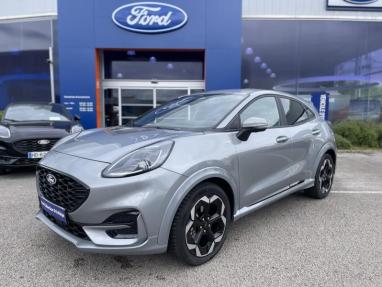 Voir le détail de l'offre de cette FORD Puma 1.0 EcoBoost Hybrid 125ch ST Line X S&S Powershift de 2024 en vente à partir de 265.51 €  / mois