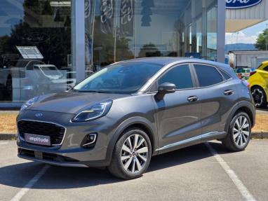 Voir le détail de l'offre de cette FORD Puma 1.0 EcoBoost 125ch mHEV Titanium X DCT7 de 2022 en vente à partir de 206.65 €  / mois