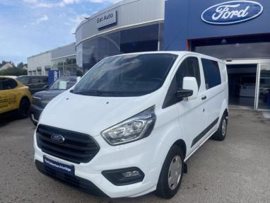 Voir le détail de l'offre de cette FORD Transit Custom Fg 300 L1H1 2.0 EcoBlue 130 Cabine Approfondie Trend Business 7cv de 2021 en vente à partir de 347.67 €  / mois