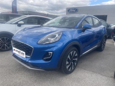 Voir le détail de l'offre de cette FORD Puma 1.0 Flexifuel 125 ch S&S mHEV Titanium de 2024 en vente à partir de 228.86 €  / mois