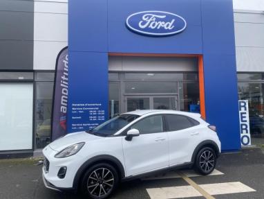 Voir le détail de l'offre de cette FORD Puma 1.0 Flexifuel 125ch S&S mHEV Titanium de 2022 en vente à partir de 196.24 €  / mois